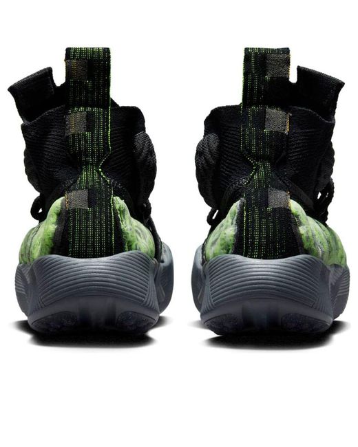 Nike Black Ispa Sense Flyknit Neon' for men
