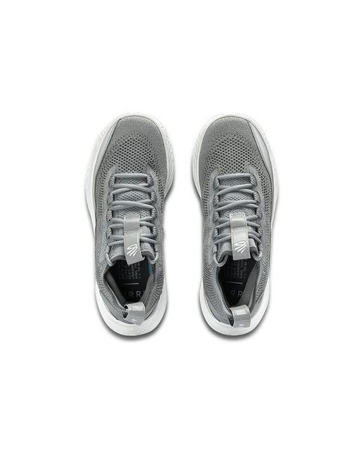 Under Armour Gray Curry 8 'Shine' for men