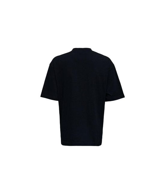 Balenciaga Black Crest Logo T-Shirt for men