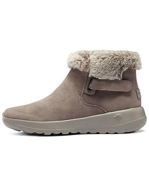 Skechers Gray (Wmns) On-The-Go Joy First Glance 'Dark Taupe'