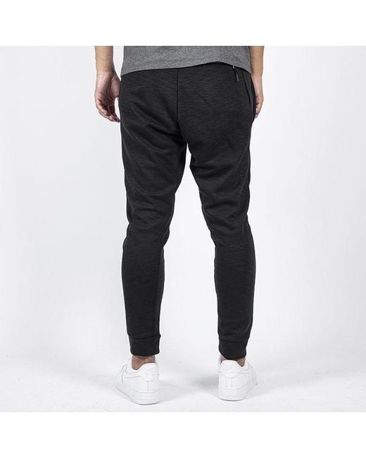Nike Black Logo Label Knit Sports Pants/Trousers/Joggers for men