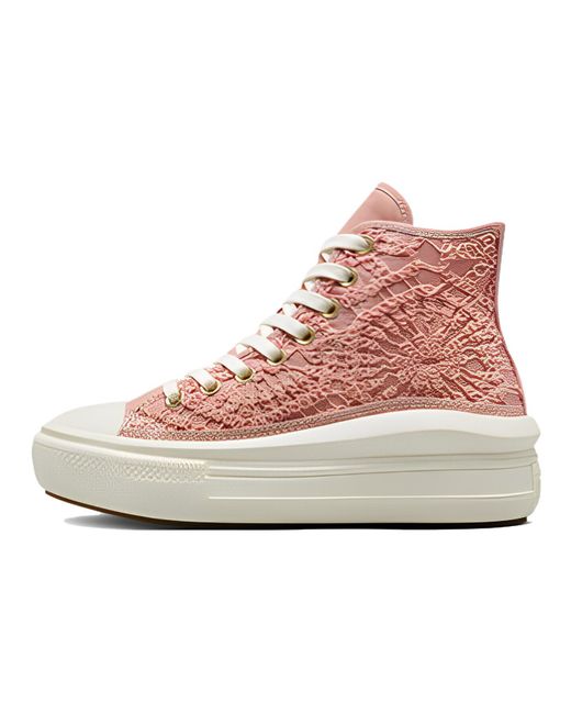 Converse Pink (Wmns) Chuck Taylor All Star Move Platform High 'Daisy Cord'