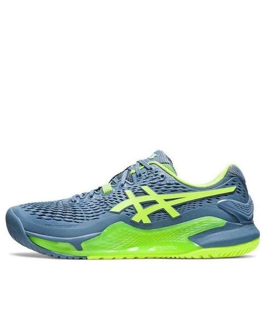 Asics Blue Gel-Resolution 9 Oc 'Steel' for men