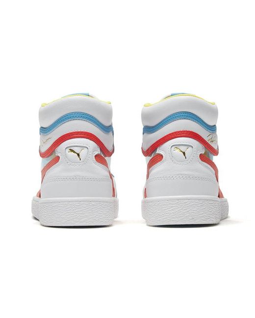 PUMA Blue Ralph Sampson Mid Glass /Hot Coral/Ethereal' for men