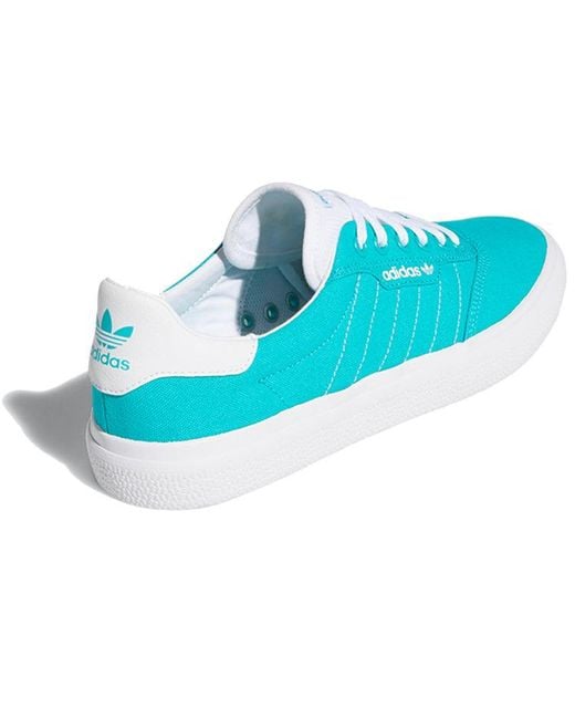Adidas Blue Originals 3Mc Vulc Retro Low Top Casual Skate Shoes Mint for men