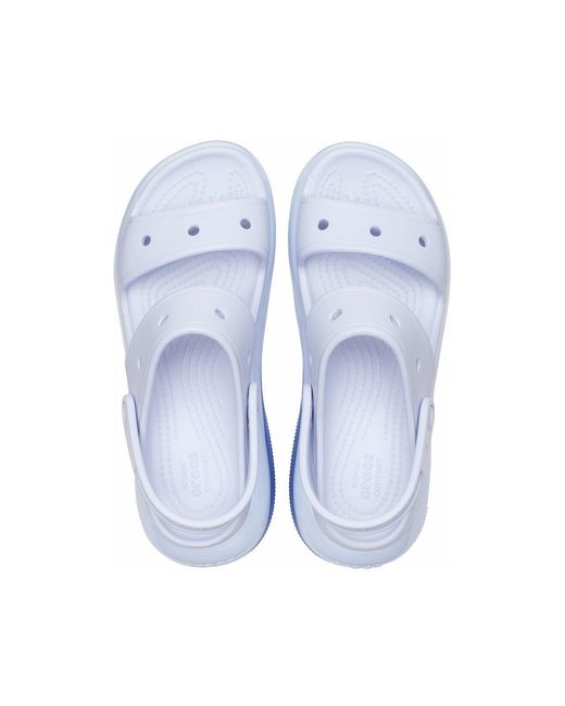 CROCSTM Blue Mega Crush Croslite Sandals