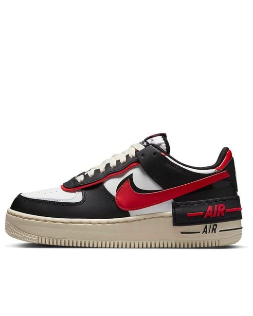 Nike Red (Wmns) Air Force 1 Shadow University'
