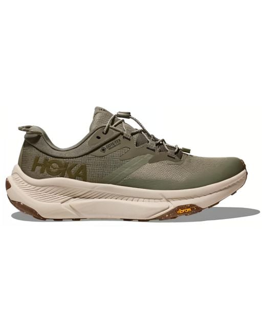 Hoka One One Brown Transport Gore-Tex 'Slate Oat Milk' for men