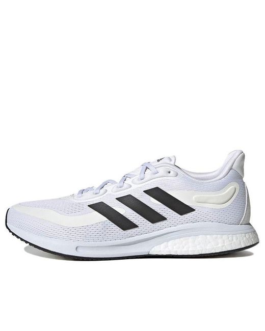 Adidas White Supernova Shoes for men