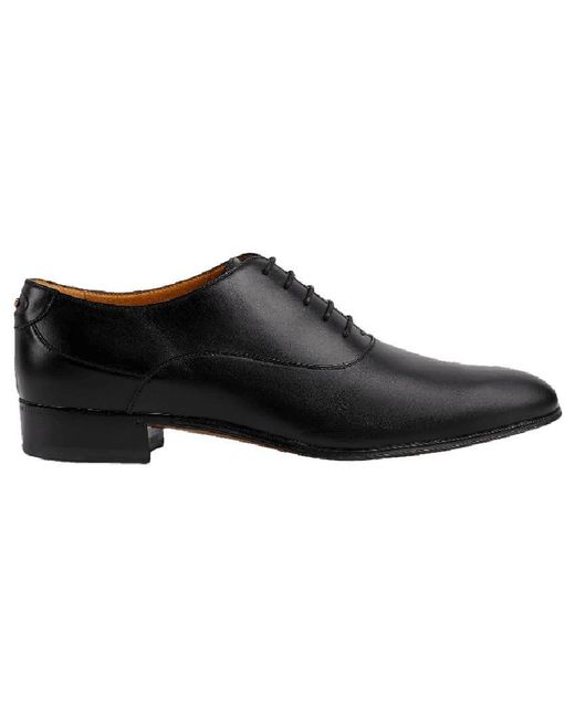 Gucci Black Lace-up Shoe With Double G for men