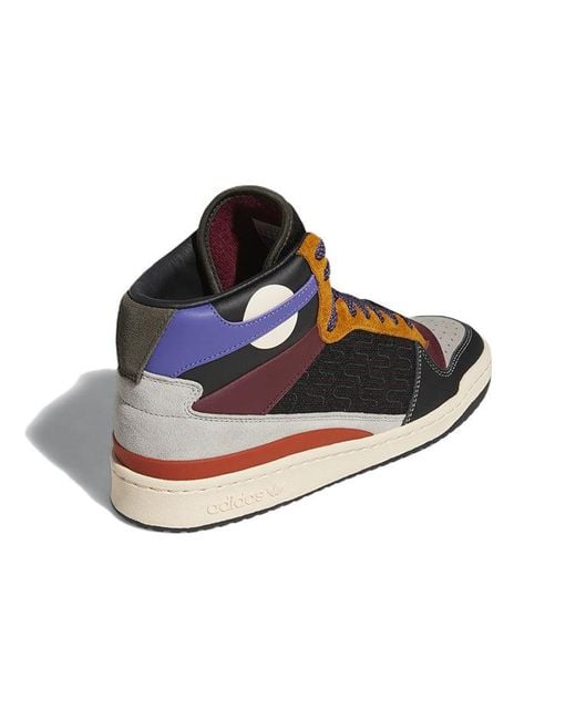 Adidas Blue Forum Mid 'Patchwork' for men