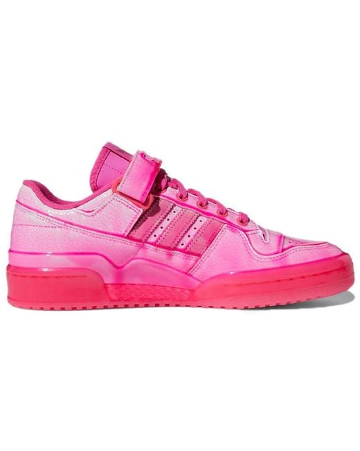 Adidas Pink Jeremy Scott X Forum Low 'Dipped for men