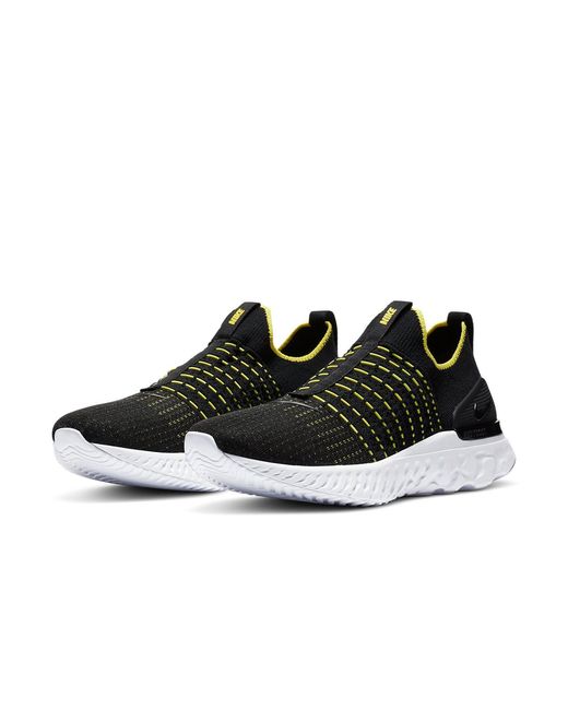 Nike Black React Phantom Run Flyknit 2 Sonic' for men