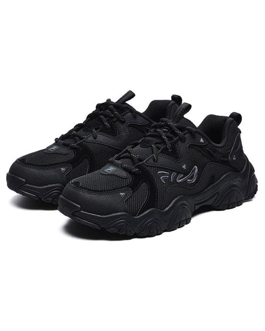 Fila Black Fluid 4 Sneakers 'Core' for men