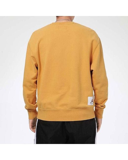 Nike Yellow As J Flt Gfx Lb Crew Bucktan for men