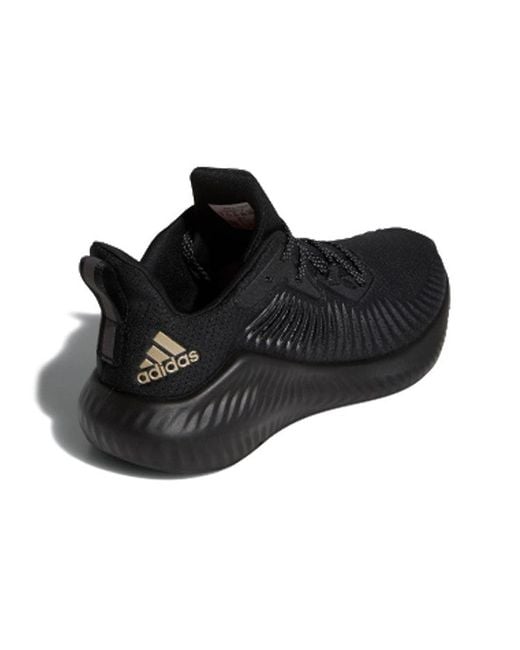 Adidas Black Alphabounce+ Run Shoes for men