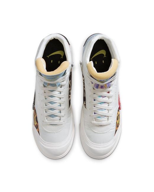 Nike White Drop-Type Mid for men