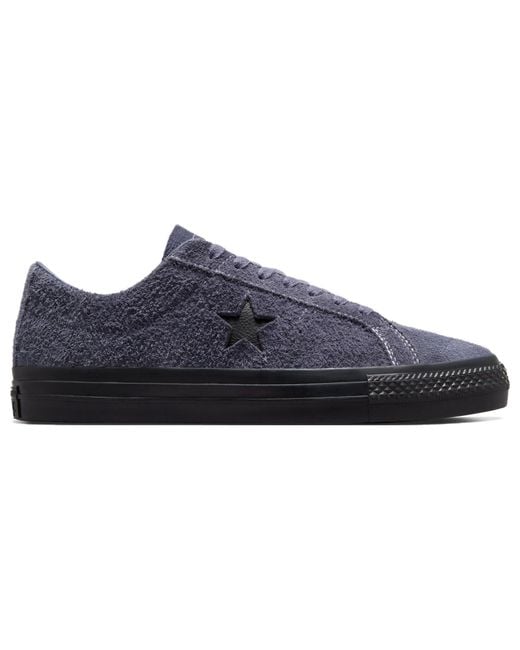 Converse Blue One Star Pro Suede Sneakers 'Dark Moss' for men