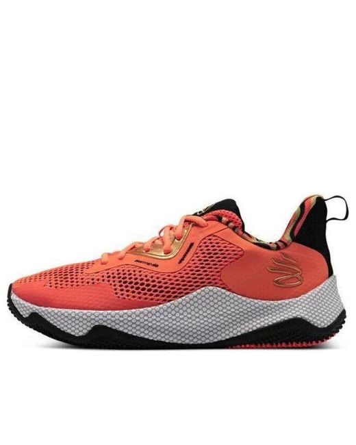Under Armour Red Curry Hovr Splash 3 for men