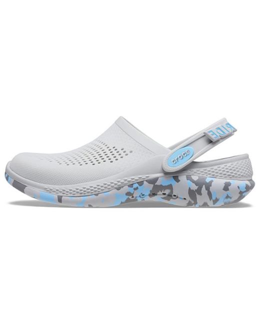 CROCSTM Blue Literide 360 Marbled Clogs 'Light Oxygen'