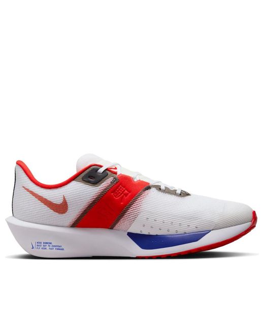 Nike White Zoom Rival Fly 4 Road Racing Shoes for men