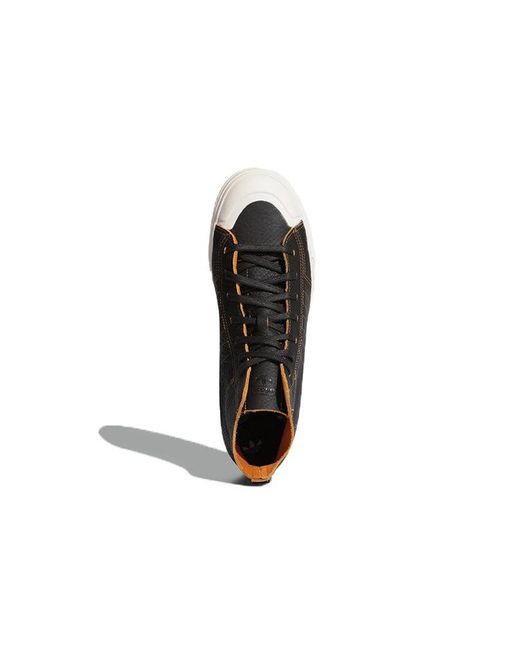 Adidas Black Nizza Hi Rf 'Dark' for men