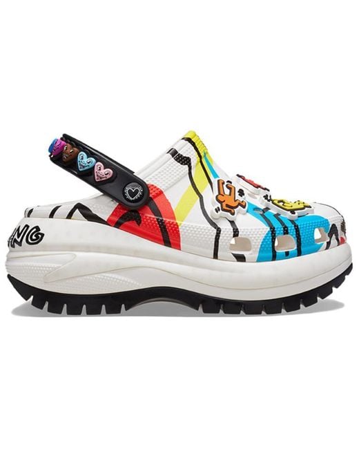 CROCSTM Blue X Keith Haring Mega Crush Clog Multi' for men