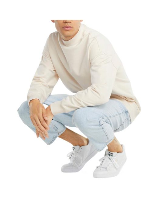 PUMA White Classics High Crew Neck Sweater for men