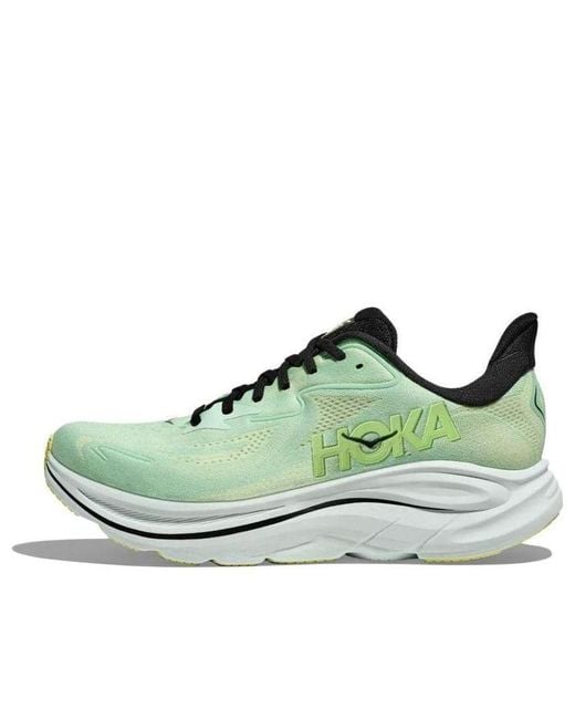 Hoka One One Green Clifton 'Mint Fluorite Luna Moth' for men