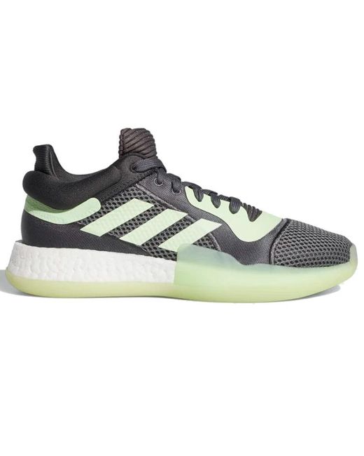 adidas Marquee Boost Low 'glow Green' in Blue for Men | Lyst