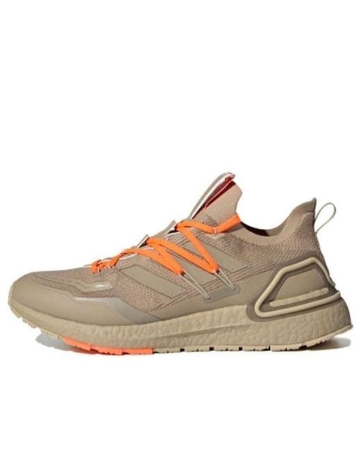 Adidas Brown Ultra Boost 20 Explorer 'Solar Cardboard' for men
