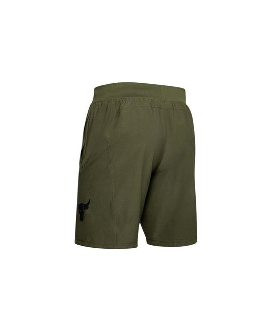 Under Armour Green Project Rock Unstoppable Shorts for men