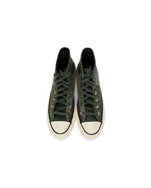 Converse Black Chuck 70 Hi 'Mono Patchwork for men
