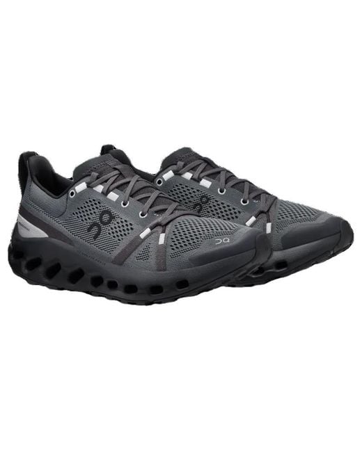 On Shoes Gray (Wmns) Cloudsurfer Trail 'Eclipse'