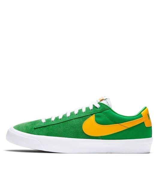 Nike Green Zoom Blazer Low Pro Gt Sb 'Lucky' for men
