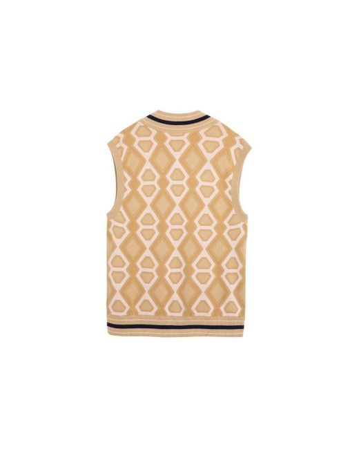 PUMA Natural X Dapper Dan Knit Vest Ginger Root for men