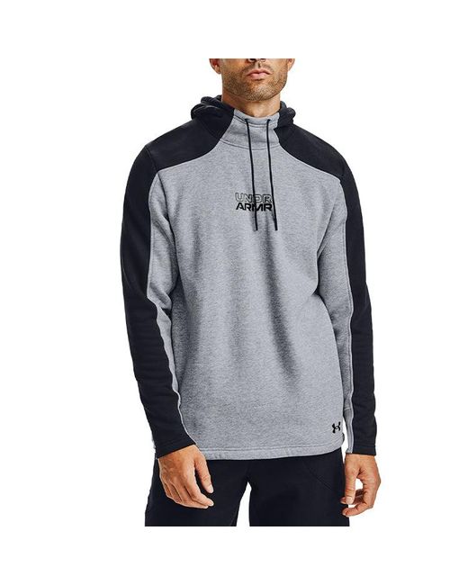 Under Armour Blue Baseline Fleece Pullover Sweater for men