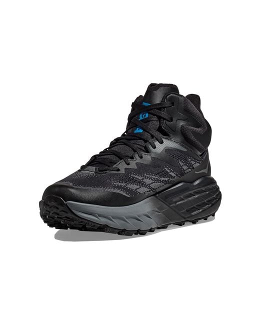 Hoka One One Black Speedgoat 5 Mid Gore-tex Trail Shoes for men