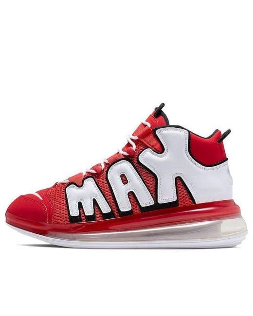 Nike Red Air More Uptempo 720 'University' for men
