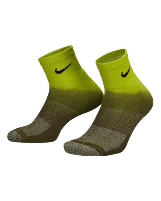 Nike Green Everyday Plus Cushioned Ankle Socks Logo 2 for men