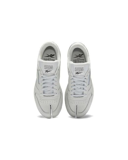 Reebok White Maison Margiela X Classic Leather Tabi 'Pure' for men