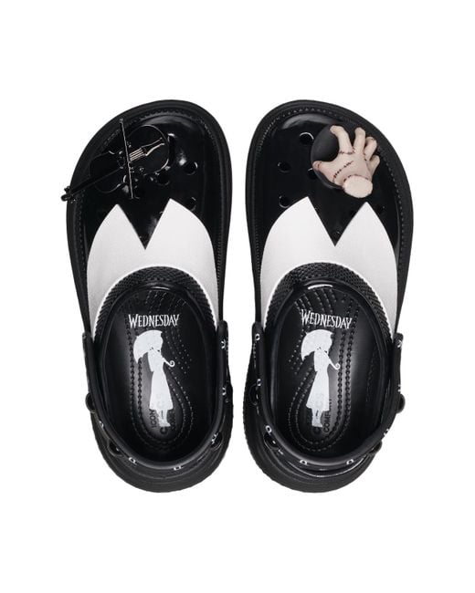 CROCSTM Black Clog 'Wednesday Stomp' for men