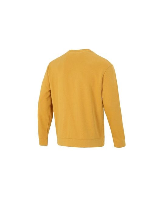 PUMA Yellow Crew Sweater for men