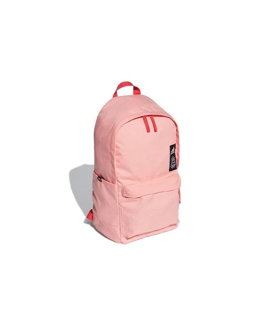 Adidas Pink Classic Pocket Backpack 'Glow'