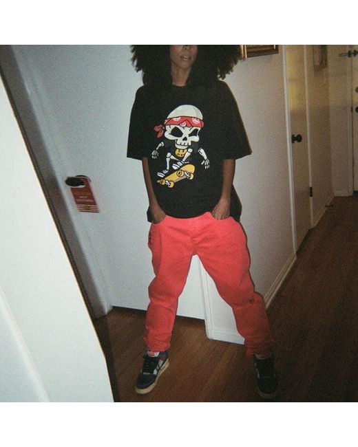 Drew House Black Hearty Vintage T-Shirt for men