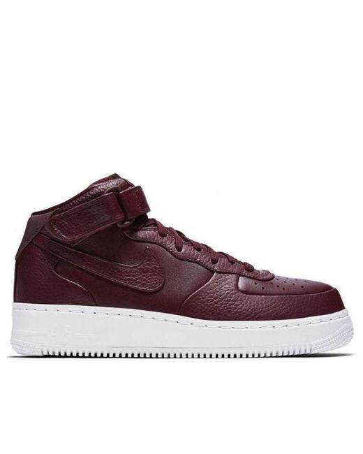 Nike Brown Air Force 1 Mid 'Night' for men