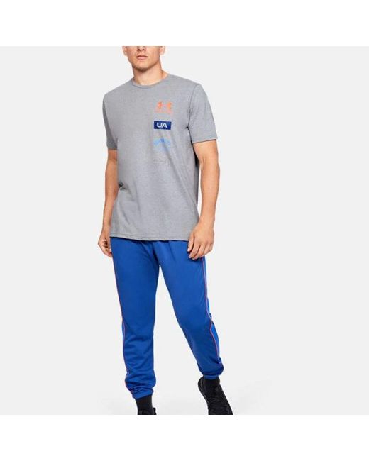 Under Armour Gray Originators Of Performance Back Tee for men