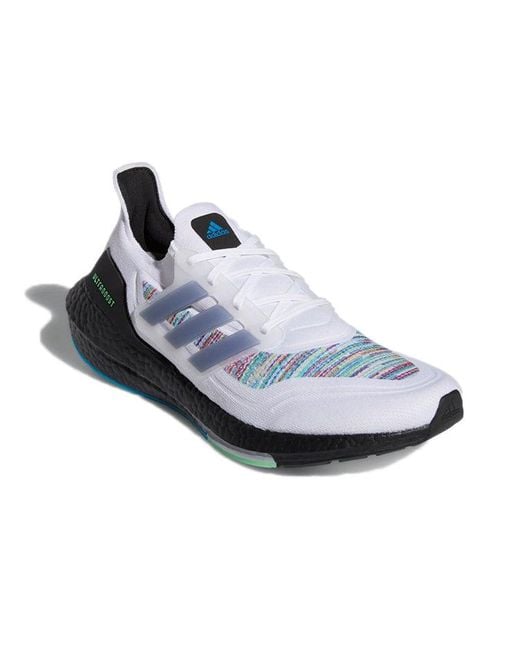 Adidas Blue Ultraboost 21 Screaming' for men
