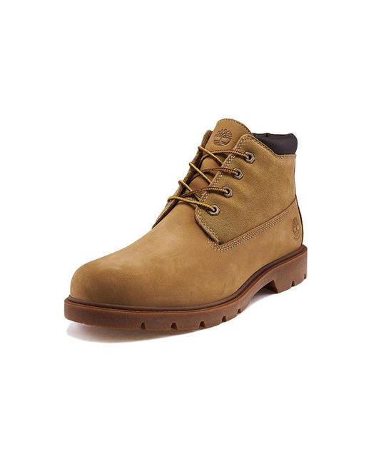 Timberland Brown Chukka Wide-Fit Boots 'Wheat' for men