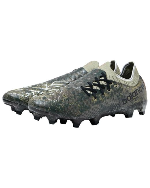 New Balance Gray X Stone Island X Raheem Sterling Furon V7 Pro Fg 'Camo' for men